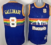 Denver Nuggets #8 Danilo Gallinari Blue Rainbow Throwback Swingman Jerseys,baseball caps,new era cap wholesale,wholesale hats