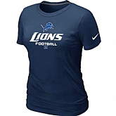 Detroit Lions D.Blue Women's Critical Victory T-Shirt,baseball caps,new era cap wholesale,wholesale hats