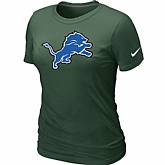 Detroit Lions D.Green Women's Logo T-Shirt,baseball caps,new era cap wholesale,wholesale hats