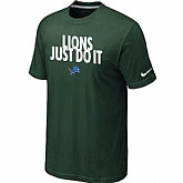 Detroit Lions Just Do It D.Green T-Shirt,baseball caps,new era cap wholesale,wholesale hats