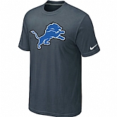 Detroit Lions Sideline Legend Authentic Logo T-Shirt Grey,baseball caps,new era cap wholesale,wholesale hats