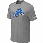 Detroit Lions Sideline Legend Authentic Logo T-Shirt Light grey,baseball caps,new era cap wholesale,wholesale hats