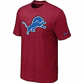 Detroit Lions Sideline Legend Authentic Logo T-Shirt Red,baseball caps,new era cap wholesale,wholesale hats