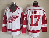 Detroit Red Wings #17 Hull White Jerseys,baseball caps,new era cap wholesale,wholesale hats
