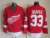 Detroit Red Wings #33 Draper Red Jerseys,baseball caps,new era cap wholesale,wholesale hats
