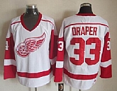 Detroit Red Wings #33 Draper White Jerseys,baseball caps,new era cap wholesale,wholesale hats