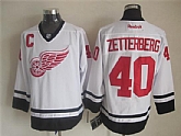 Detroit Red Wings #40 Henrik Zetterberg 2014 White Jerseys,baseball caps,new era cap wholesale,wholesale hats