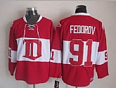 Detroit Red Wings #91 Fedorov CCM Throwback Red Jerseys,baseball caps,new era cap wholesale,wholesale hats