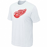 Detroit Red Wings Big & Tall Logo White T-Shirt,baseball caps,new era cap wholesale,wholesale hats
