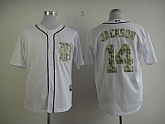 Detroit Tigers #14 JACKSON White 2013 USMC Home Cool Base Jerseys,baseball caps,new era cap wholesale,wholesale hats