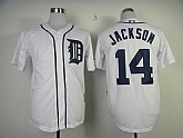 Detroit Tigers #14 Jackson white Jerseys,baseball caps,new era cap wholesale,wholesale hats