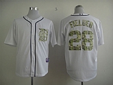 Detroit Tigers #28 FIELDER White 2013 USMC Home Cool Base Jerseys,baseball caps,new era cap wholesale,wholesale hats