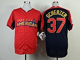 Detroit Tigers #37 Scherzer 2014 All Star Red Jerseys,baseball caps,new era cap wholesale,wholesale hats