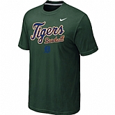 Detroit Tigers 2014 Home Practice T-Shirt - Dark Green,baseball caps,new era cap wholesale,wholesale hats