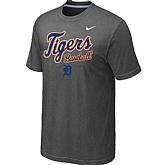 Detroit Tigers 2014 Home Practice T-Shirt - Dark Grey,baseball caps,new era cap wholesale,wholesale hats