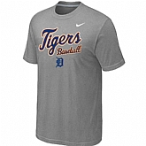 Detroit Tigers 2014 Home Practice T-Shirt - Light Grey,baseball caps,new era cap wholesale,wholesale hats