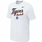 Detroit Tigers 2014 Home Practice T-Shirt - White,baseball caps,new era cap wholesale,wholesale hats