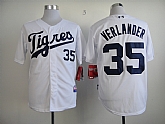 Detroit Tigers Authentic #35 Justin Verlander White Jerseys,baseball caps,new era cap wholesale,wholesale hats