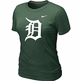 Detroit Tigers Heathered D.Green Nike Women's Blended T-Shirt,baseball caps,new era cap wholesale,wholesale hats