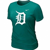 Detroit Tigers Heathered L.Green Nike Women's Blended T-Shirt,baseball caps,new era cap wholesale,wholesale hats