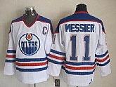 Edmonton Oilers #11 Messier CCM Throwback White Jerseys,baseball caps,new era cap wholesale,wholesale hats