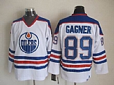 Edmonton Oilers #89 Gagner CCM Throwback White Jerseys,baseball caps,new era cap wholesale,wholesale hats