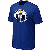 Edmonton Oilers Big & Tall Logo Blue T-Shirt,baseball caps,new era cap wholesale,wholesale hats
