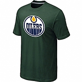 Edmonton Oilers Big & Tall Logo D.Green T-Shirt,baseball caps,new era cap wholesale,wholesale hats