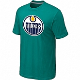 Edmonton Oilers Big & Tall Logo Green T-Shirt,baseball caps,new era cap wholesale,wholesale hats