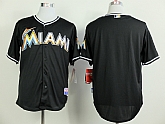 Florida Marlins Blank Black Jerseys,baseball caps,new era cap wholesale,wholesale hats