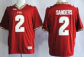 Florida State Seminoles #2 Deion Sanders 2013 Red Jerseys,baseball caps,new era cap wholesale,wholesale hats