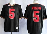 Florida State Seminoles #5 Jameis Winston 2013 Black Jerseys,baseball caps,new era cap wholesale,wholesale hats