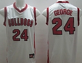 Fresno State #24 Paul George White Jerseys,baseball caps,new era cap wholesale,wholesale hats