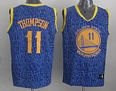 Golden State Warriors #11 Klay Thompson Blue Leopard Fashion Jerseys,baseball caps,new era cap wholesale,wholesale hats