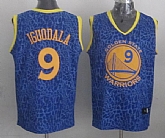 Golden State Warriors #9 Andre Iguodala Blue Leopard Fashion Jerseys,baseball caps,new era cap wholesale,wholesale hats