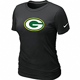 Green Bay Packers Black Women's Logo T-Shirt,baseball caps,new era cap wholesale,wholesale hats