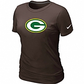 Green Bay Packers Brown Women's Logo T-Shirt,baseball caps,new era cap wholesale,wholesale hats
