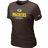 Green Bay Packers Critical Victory Women's Brown T-Shirt,baseball caps,new era cap wholesale,wholesale hats