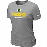 Green Bay Packers Critical Victory Women's L.Grey T-Shirt,baseball caps,new era cap wholesale,wholesale hats