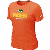Green Bay Packers Critical Victory Women's Orange T-Shirt,baseball caps,new era cap wholesale,wholesale hats