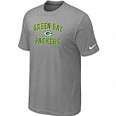 Green Bay Packers Heart & Soul Light grey T-Shirt,baseball caps,new era cap wholesale,wholesale hats