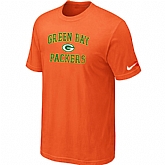 Green Bay Packers Heart & Soul Orange T-Shirt,baseball caps,new era cap wholesale,wholesale hats