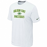 Green Bay Packers Heart & Soul White T-Shirt,baseball caps,new era cap wholesale,wholesale hats