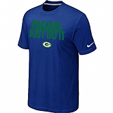 Green Bay Packers Just Do It Blue T-Shirt,baseball caps,new era cap wholesale,wholesale hats