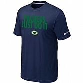 Green Bay Packers Just Do It D.Blue T-Shirt,baseball caps,new era cap wholesale,wholesale hats