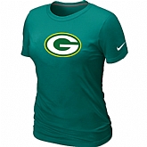 Green Bay Packers L.Green Women's Logo T-Shirt,baseball caps,new era cap wholesale,wholesale hats