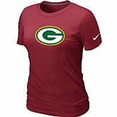 Green Bay Packers Red Women's Logo T-Shirt,baseball caps,new era cap wholesale,wholesale hats