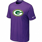 Green Bay Packers Sideline Legend Authentic Logo T-Shirt Purple,baseball caps,new era cap wholesale,wholesale hats