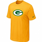 Green Bay Packers Sideline Legend Authentic Logo T-Shirt Yellow,baseball caps,new era cap wholesale,wholesale hats