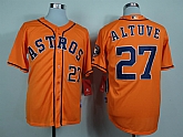 Houston Astros #27 Altuve Orange Jerseys,baseball caps,new era cap wholesale,wholesale hats